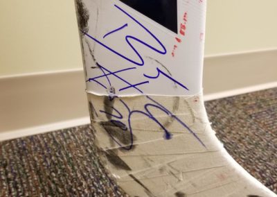 13-1 Braden Holtby (Washington Capitals Goalie) Autographed Game Used Stick