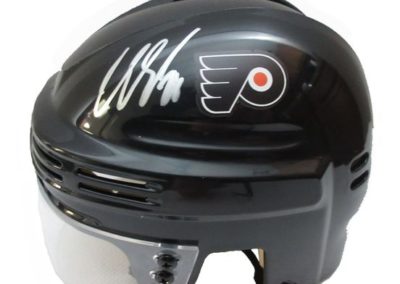 3. Calude Giroux Autographed Mini Helmet